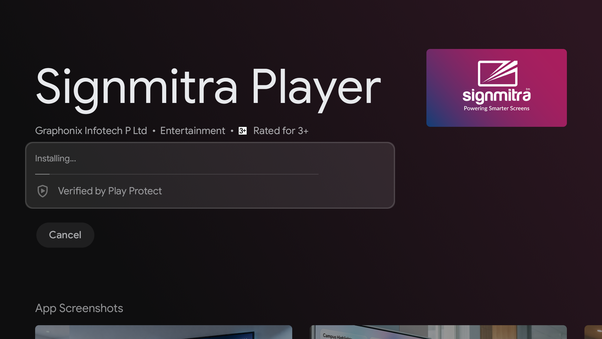 Install Signmitra Player